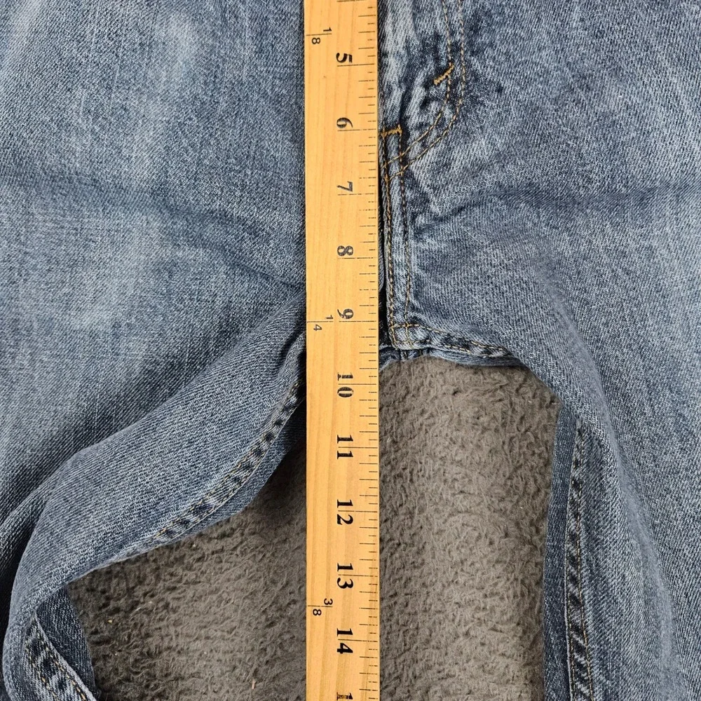 Levis 514 Straight Leg‎ Mens 30x32 Jeans Light Wash Blue Denim